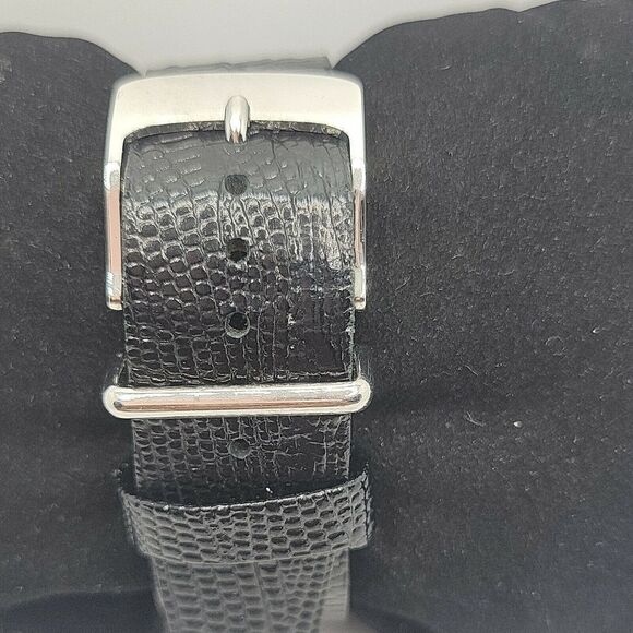 Diesel DBG0001 Men's Black Leather Analog Dial Quartz Genuine Wrist Watch AM923 - Picture 6 of 11